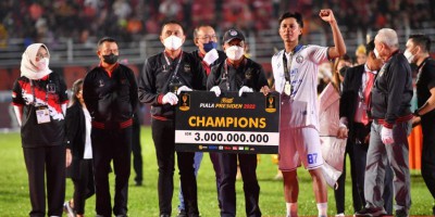 Ketum PSSI Bersama Menpora Resmi Menutup Piala Presiden 2022