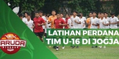 Latihan Perdana Timnas U-16 Indonesia di Yogyakarta